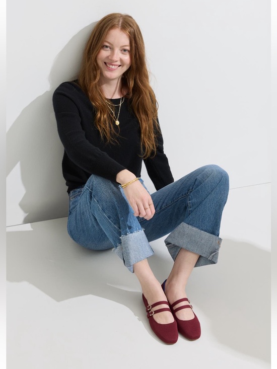 Rothy's Shoes - Rothy’s the double buckle Mary Jane in Cabernet